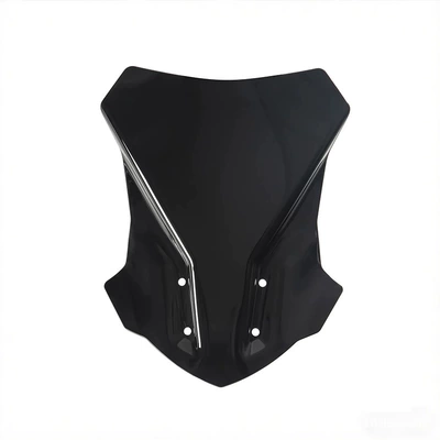 Suitable for Bmw G310Gs 17-25 Years Old Windshield Windshield Modification and Heightening Windshield Deflector (Motorcycle front windshield) - black