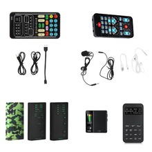 跨境变声器手机电脑声卡变声器电竞吃鸡游戏户外抖音主播K歌录音