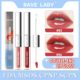 Cross-border Waterlight Double Lip Glaze Lip Honey Lip Gloss Lip Oil Moisturizing Cup Lipstick Raincoat 2-in -1 suit Explosions