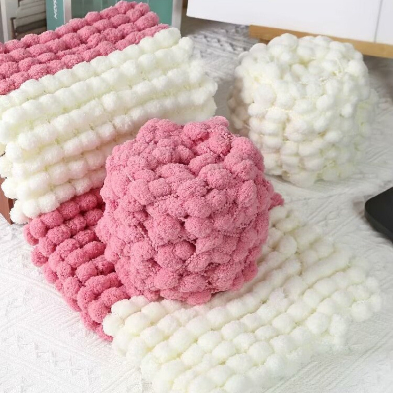 Trendy Snowball Yarn Balls for Handmade Knitting Blankets Cloud Ins Blanket Yarn