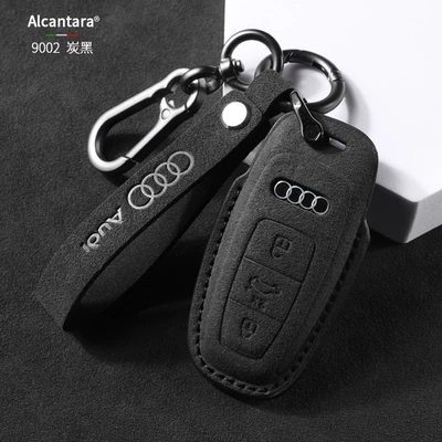 Old Model A4L All-Inclusive A3 Shell, Car key bag - 1-type-b-charcoal-black-lanyard-buckle