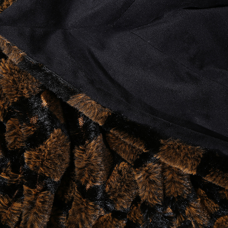 冬季加厚毛毯批发家居床上仿兔毛盖毯空调被保暖可折叠懒人沙发毯详情5