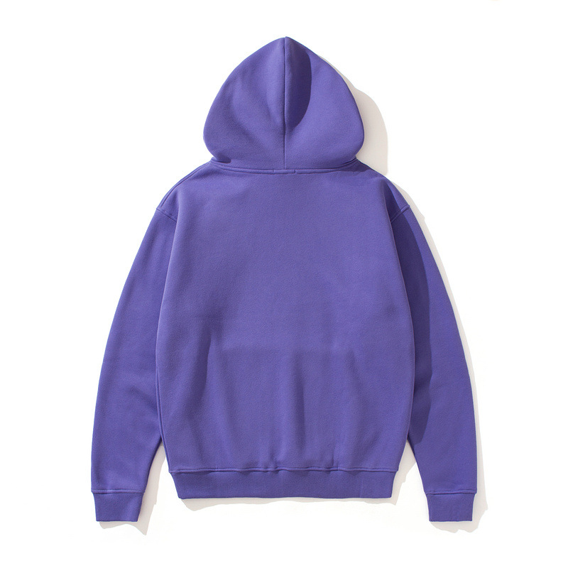 Men's Hooded Sweatshirt Heavyweight Solid Colour Urban Style_voghion.com