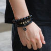 Retro jewelry, leather bracelet for beloved, European style