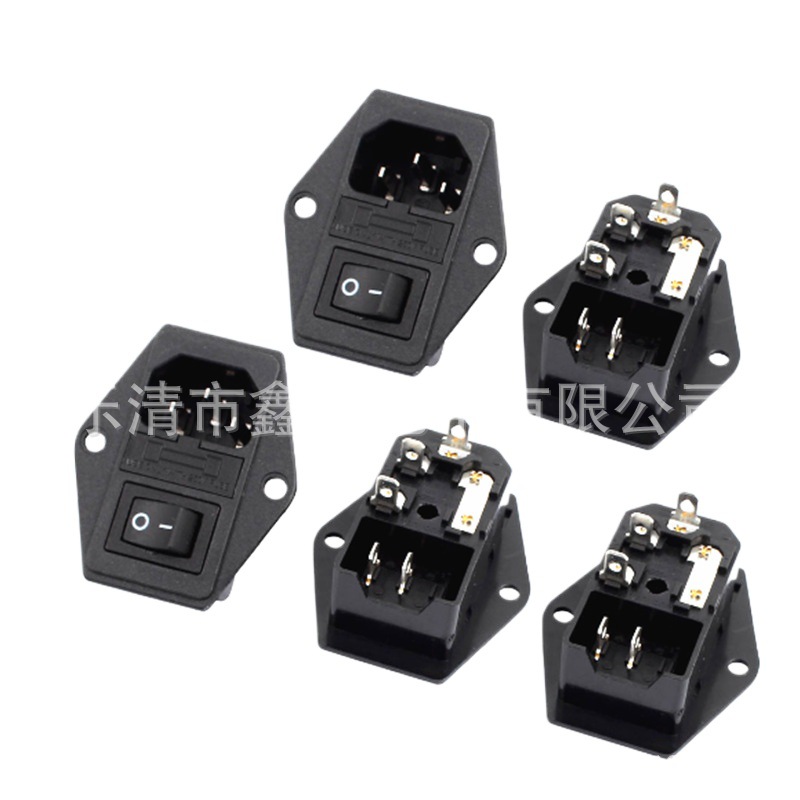 供应AC01A 三合一交流电源插座 带螺丝孔插座器具插座AC01A插座