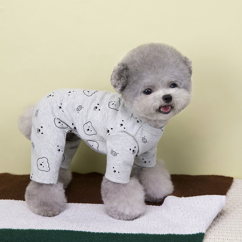 宠物服装小型犬狗衣服猫咪服装秋冬新款厂家批发25卡通四腿家居服|undefined
