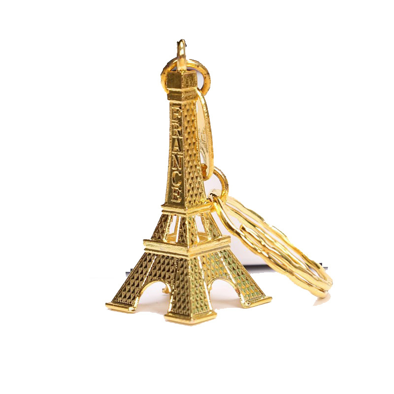 Francia Torre Eiffel llavero metal París Torre cadena Taobao actividad regalo promoción