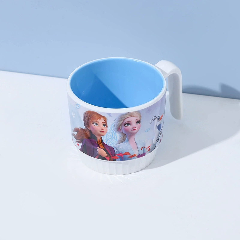 Посуда Disney для кормления, детская небьющаяся суповая миска для еды, для домашнего использования «Холодное сердце»