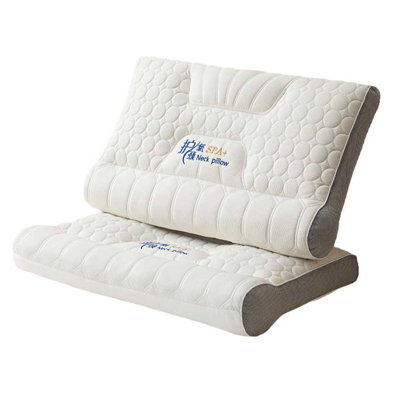 almohada de látex de columna vertebral cervical anti-tracción para dormitorio de estudiantes para una sola persona para dormir especial para adultos para el hogar para hombres