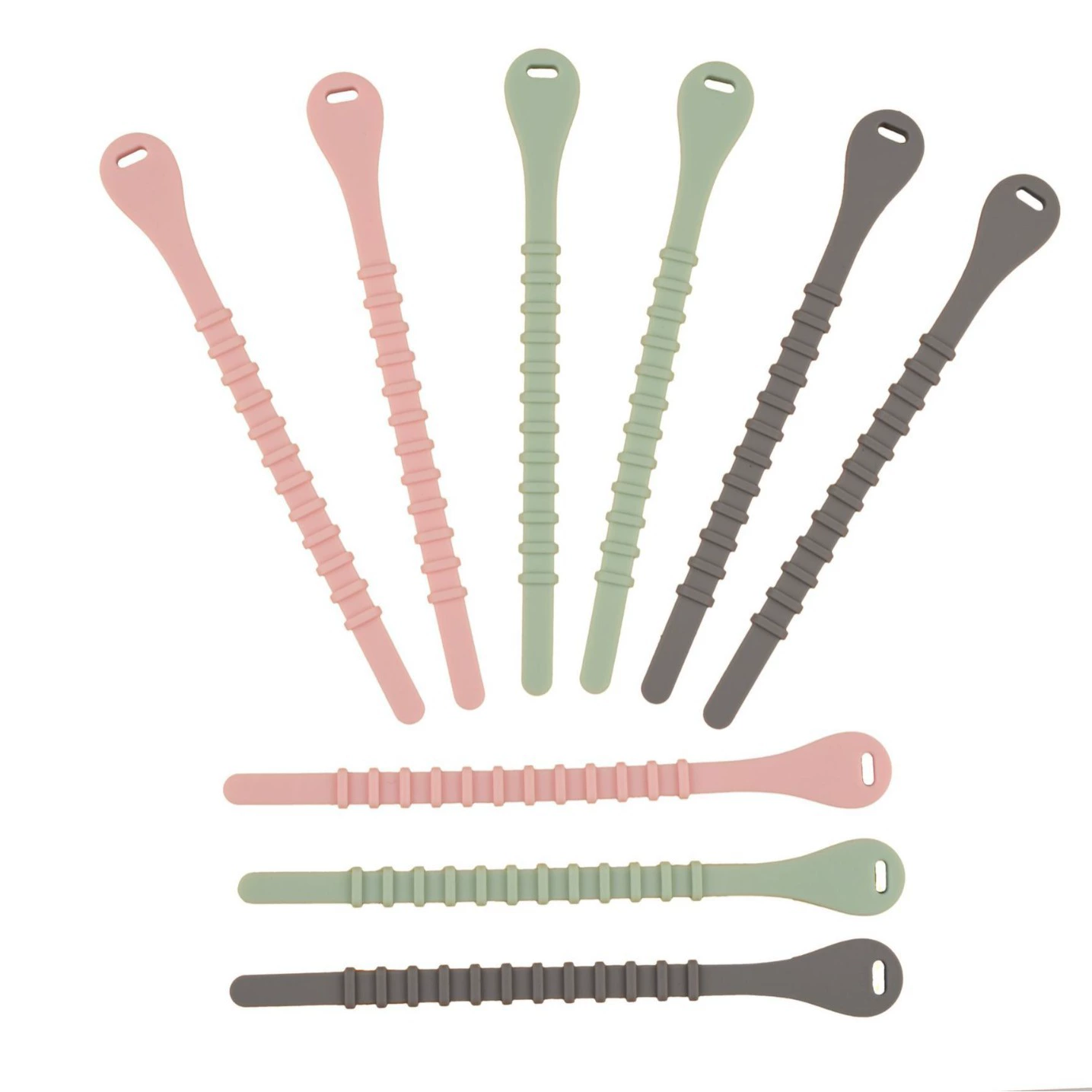 Изготовитель силиконовый кабель стяжка ремень для хранения кабеля данных ремень замешивая мешок еды герметизируя многоцелевой силиконовый шпагат