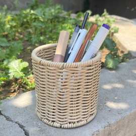 创意笔筒厨房餐具收纳勺子刀叉篮家用筷子盒筷子笼化妆刷收纳篮