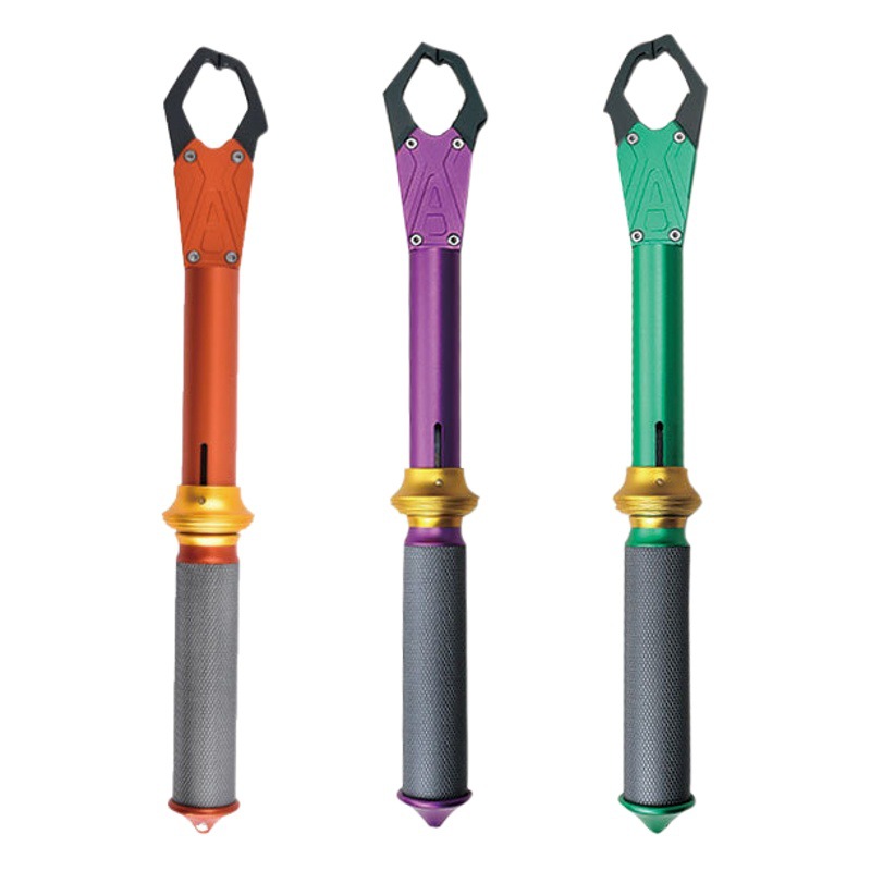 Long-Handled Fish Controller, Three Specifications, Aluminum Alloy, Multi-Color Optional, Professional Fishing Tools for Controlling Large Fish, Luya