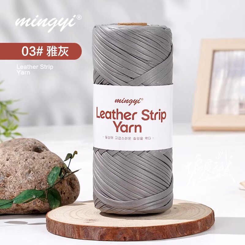 Hilo de Cuero para Tejido, Tejido a Mano para Bolsos DIY
