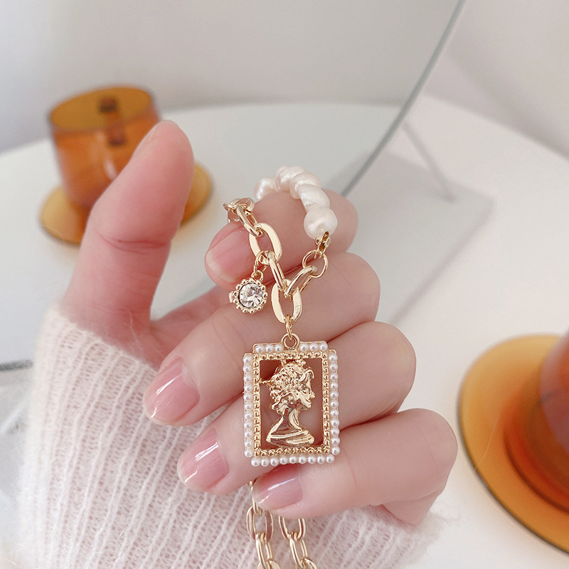 2021 New Arrival 14K Real Gold Figure Pe...