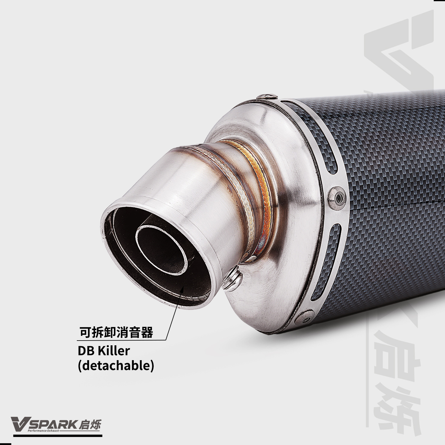 Suitable for motorcycle modification exhaust pipes, Yoshimura universal tail section XMAX300/450SR/R3 silencer exhaust pipe