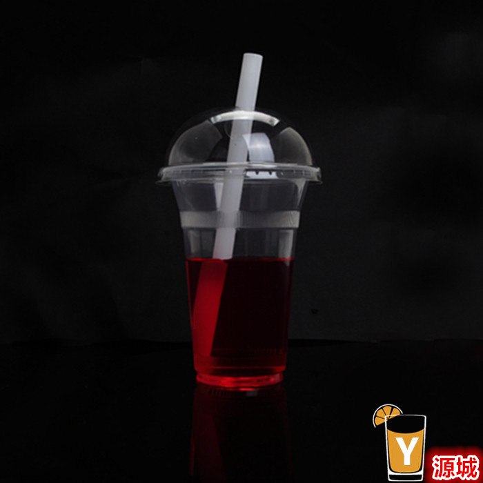 Single-use transparent thick colored pearl milk tea straws, 100 pieces, individually wrapped straws