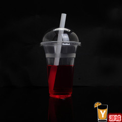 Single-use transparent thick colored pearl milk tea straws, 100 pieces, individually wrapped straws