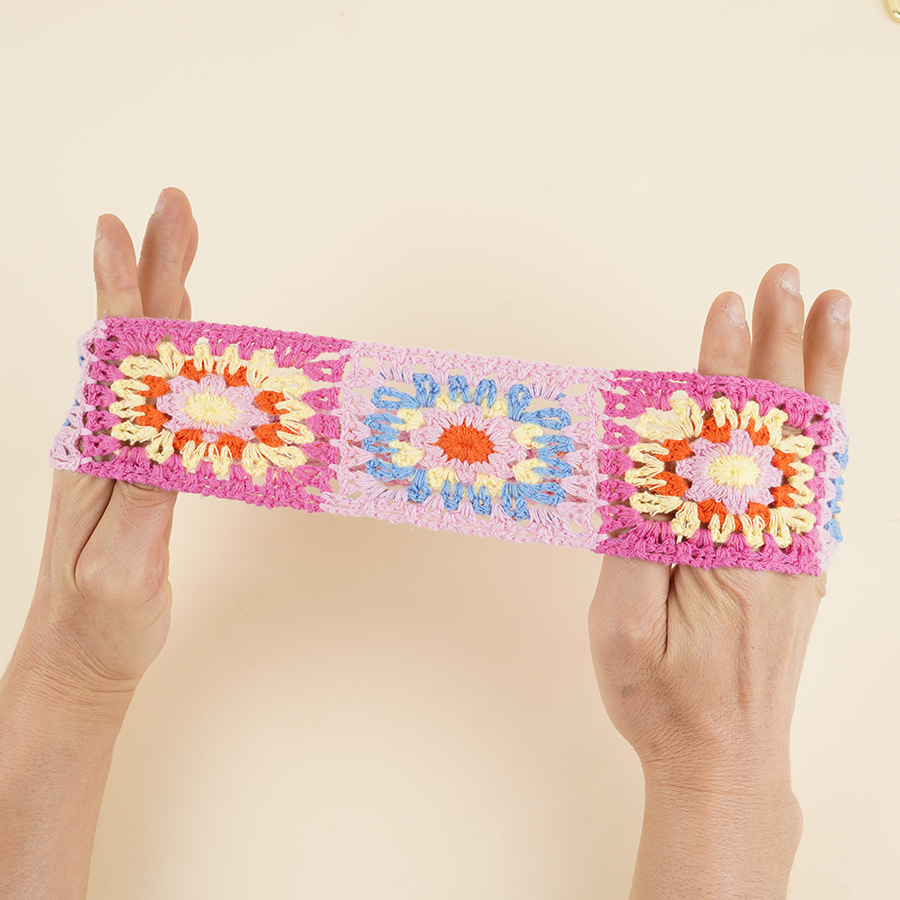 Women's Pastoral Flower Cotton Hair Band display picture 2