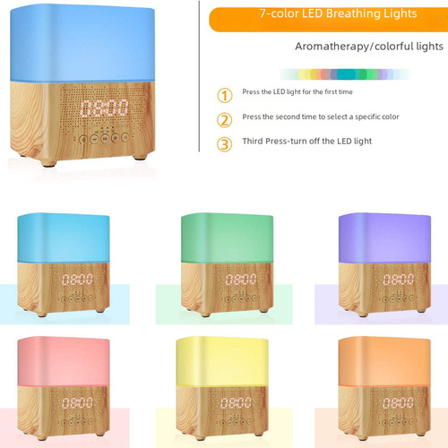 Aromatherapy machine, humidifier, Bluetooth music, ultrasonic aromatherapy machine, air purifier, home essential oil diffuser, wooden grain pattern