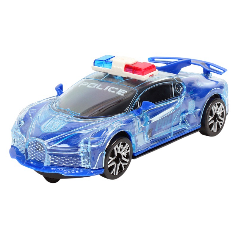 Coche de juguete de modelo de carreras eléctrico universal con luz de música 3D puesto de coche de juguete de niño pequeño Venta caliente