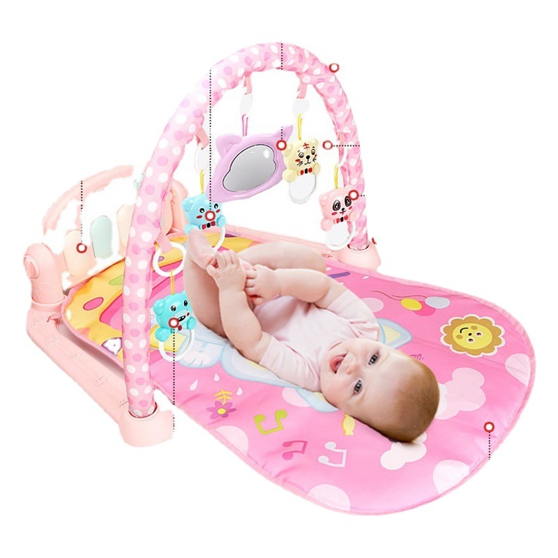 En stock transfronteriza bebé juguete pedal piano fitness rack manta inteligencia recién nacido bebé tres meses bebé pedal piano