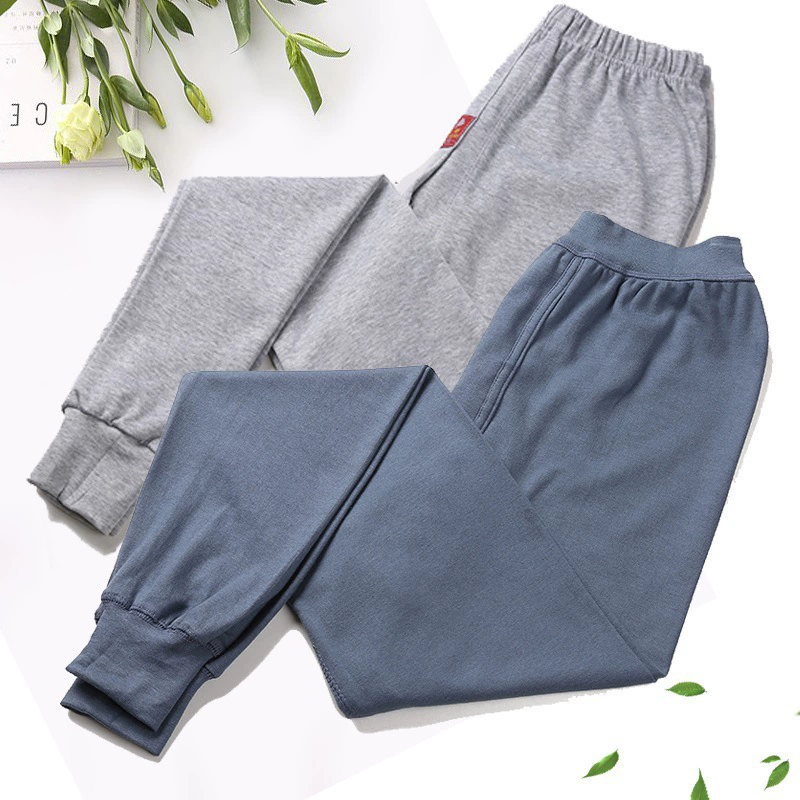 Теплое базовое белье, тонкие брюки, рубашка, для среднего возраста, плюс размер, оптом