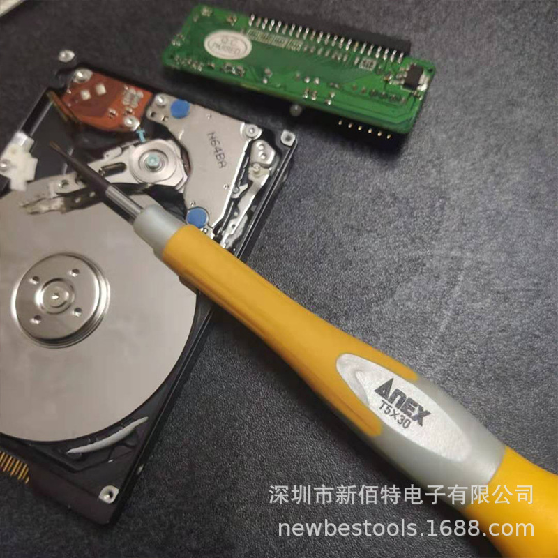ANEX星型螺丝刀 T5X30梅花起子带螺帽笔记本专用六角螺丝刀3542