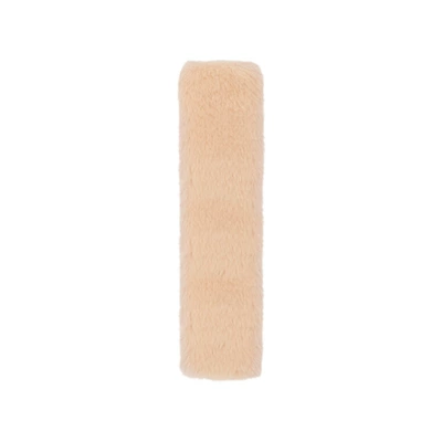 for All Seasons, Anti-Strangling Shoulder – Seat belt shoulder pad - rabbit-fur-shoulder-pads-milk-tea-color