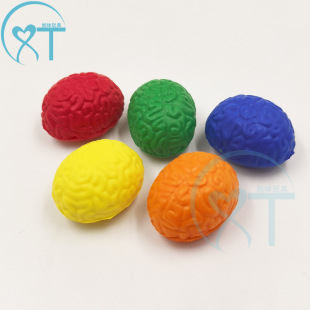 Cross-Border Pu Foam Toy Pu Sponge Small Brain Promotional Gift Ornament Stress Relief Venting Decompression Toy