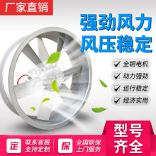 耐高温高湿风机 木材食品烘干房专用高压风机铝合金风叶轴流风机