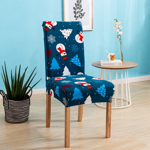 Elastic chair cover, chair cover, family integrated chair cover, simple modern dining chair cover, Christmas stool cover
