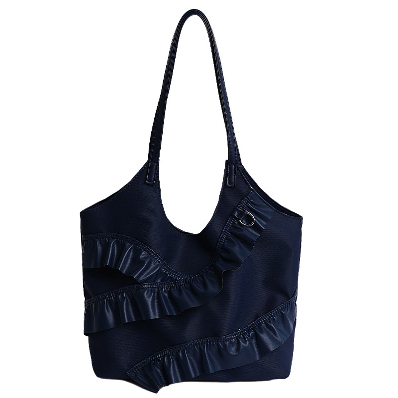 Versión coreana del bolso de nicho 2025 verano nuevo bolso femenino lindo bolso de encaje casual bolso de hombro de gran capacidad