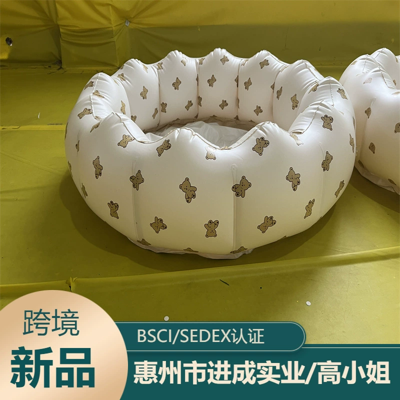 Новый/в наличии Надувной бассейн с лепестками Корейский Детский бассейн Бассейн с детским медведем