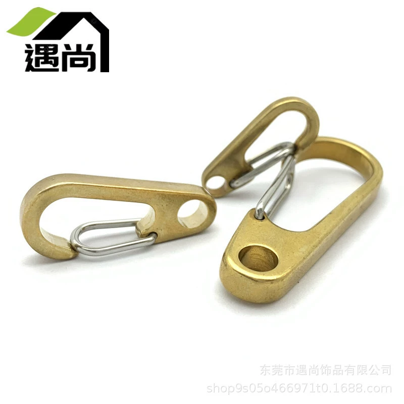 Copper brass keychain, light panel stainless steel, wholesale