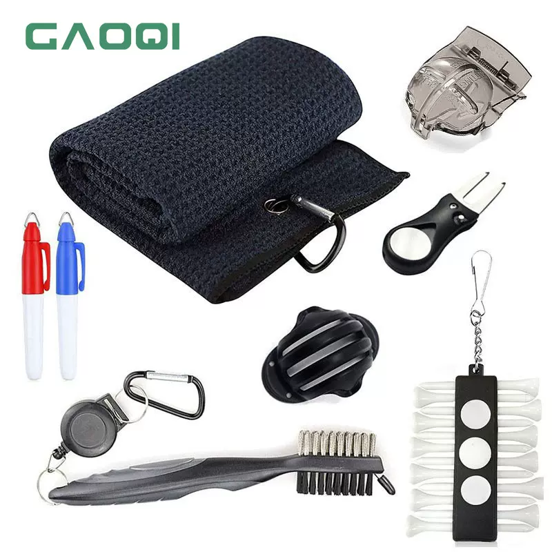 源头工厂高尔夫清洁套装 多功能配件用品 清洁工具组合golf