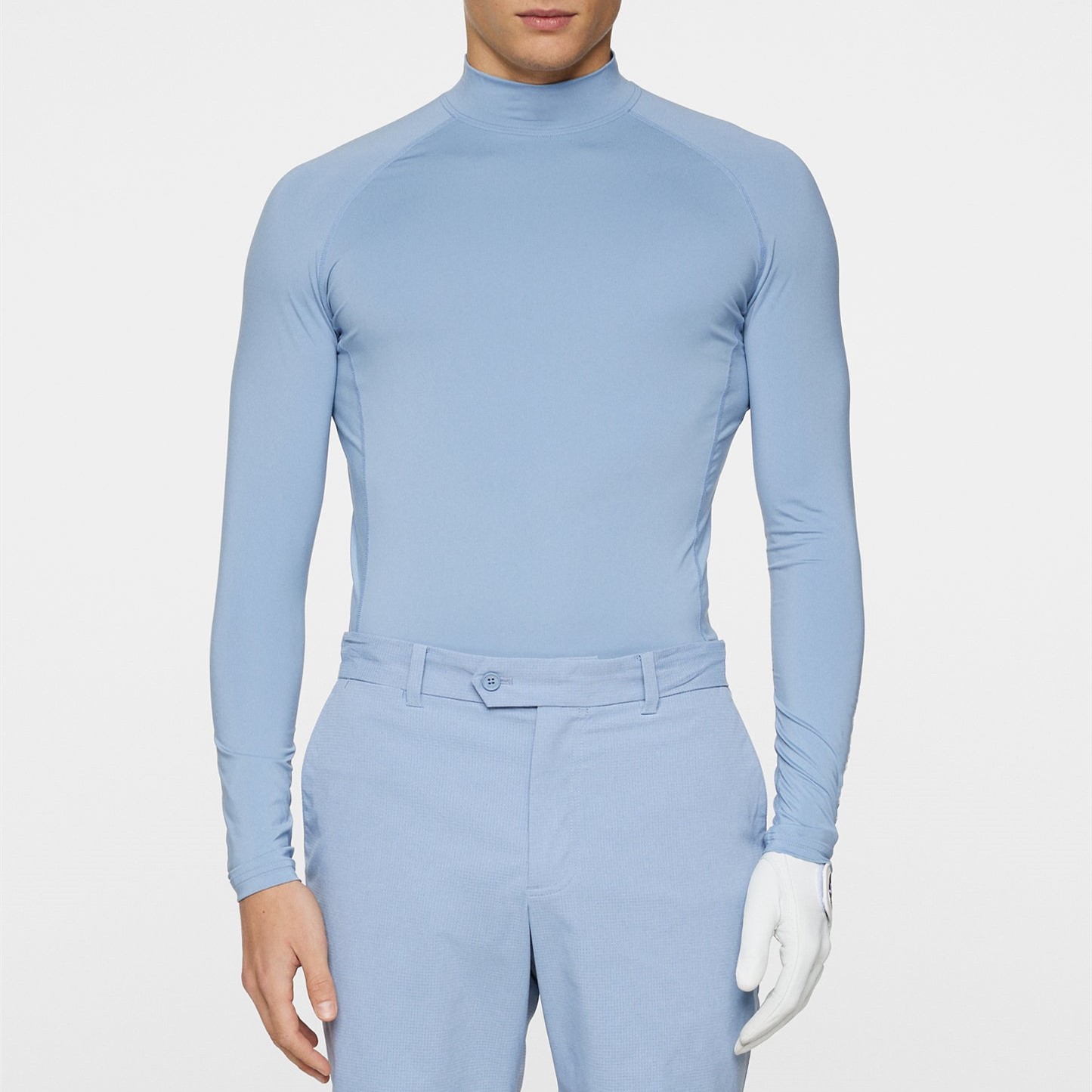 Customized Classy Golf Clothing Spring & Fall European and American Men's High-Neck Long-Sleeved T-Shirts Men's Base Layer Quick-Drying Tops