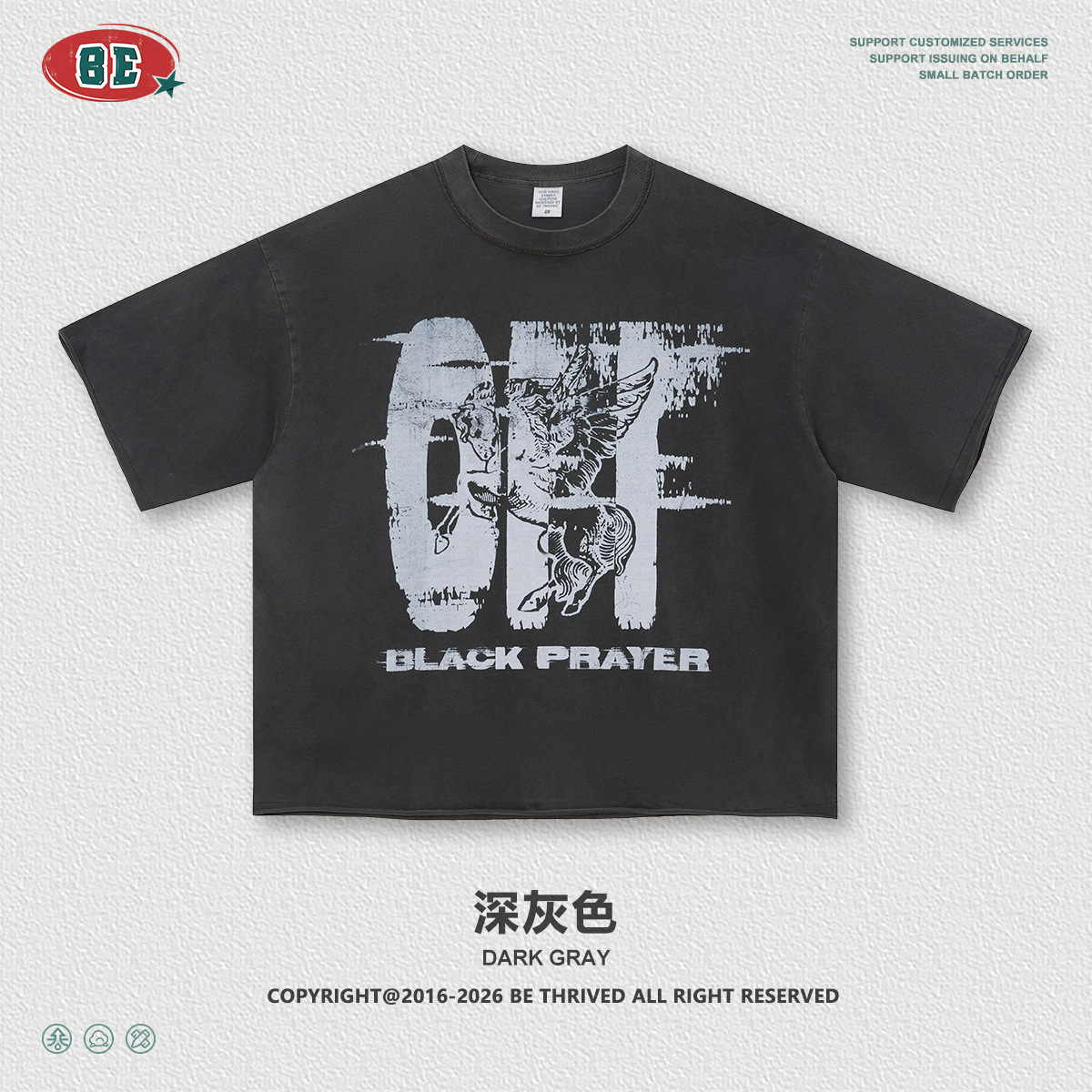 Be Hombres| 2025 verano Europa y América marca de moda impresión callejera de cuello redondo camiseta de manga corta camiseta casual suelta chaqueta hombre