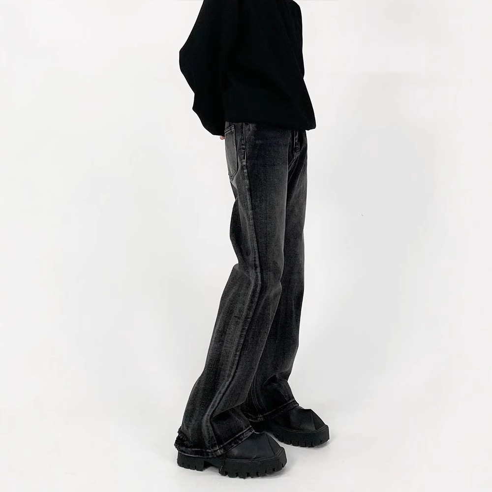 American-style Niche Washed Destruction Old Weila Jeans Men's Summer New Loose Casual All-match Long Trendy Pants