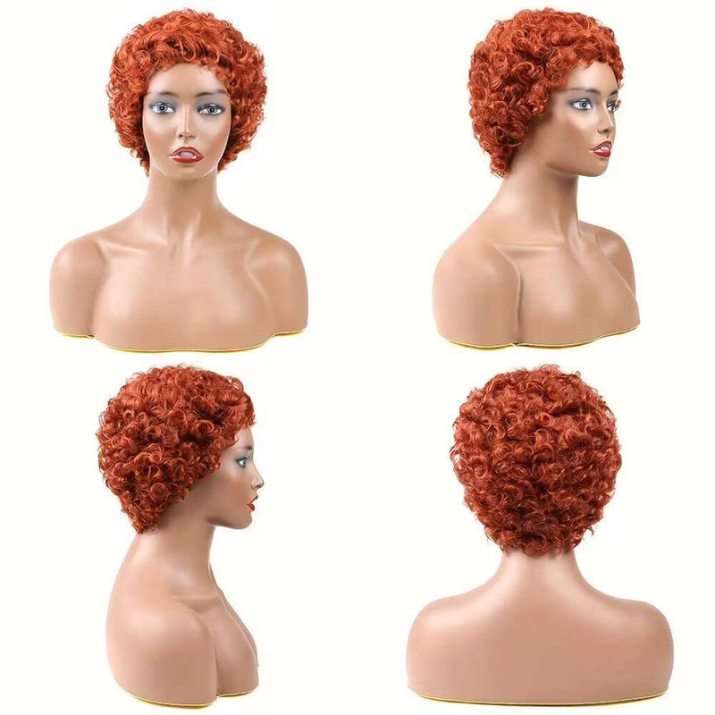 70S and 80S Hippie Disco Disco Fashionable African Round Head Curly Performance Rock Party Wig