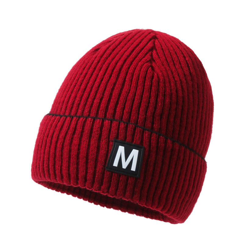 Gebreide beanie muts voor dames en heren winter wollen muts_voghion.com