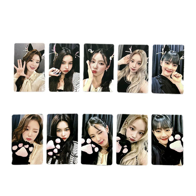 (G)I-DLE "iFeek" KMS спецкарта скрытая карта открытка двусторонняя карта звезда вокруг