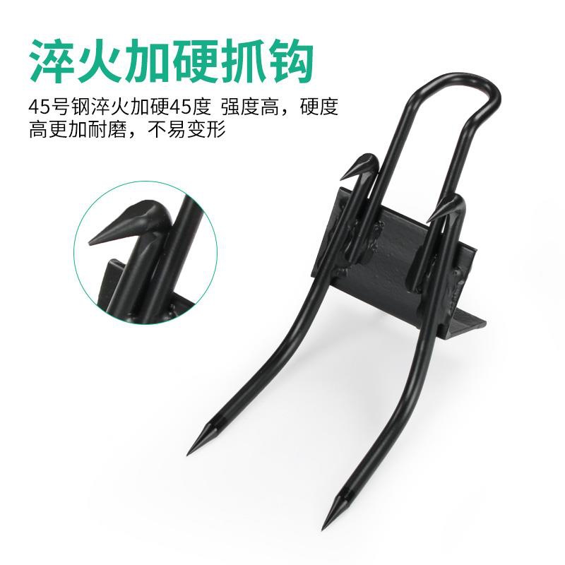 Herramienta de trepa de árboles para subir rápidamente a árboles para garras de gato para zapatos de hierro antideslizantes para ganchos de pie y pernos para herramientas especiales para trepar árboles grandes