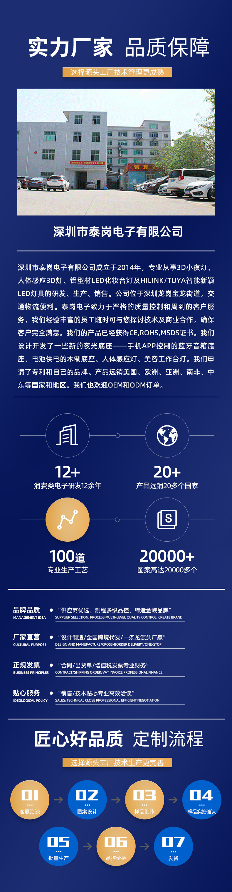 亚克力夜灯底座