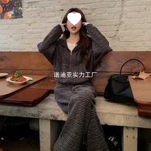 胖mm特大码300斤2025新款女装秋季显瘦运动卫衣阔腿裤两件套纯色