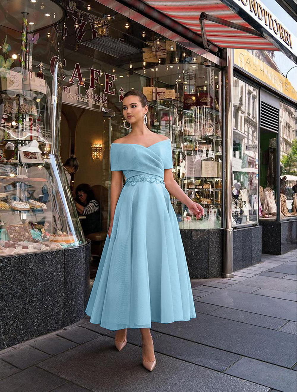 Primavera y verano europeo y americano Comercio exterior nueva ropa de mujer deseo Amazon nuevo Vestido de manga raglán color sólido vestido largo transfronterizo