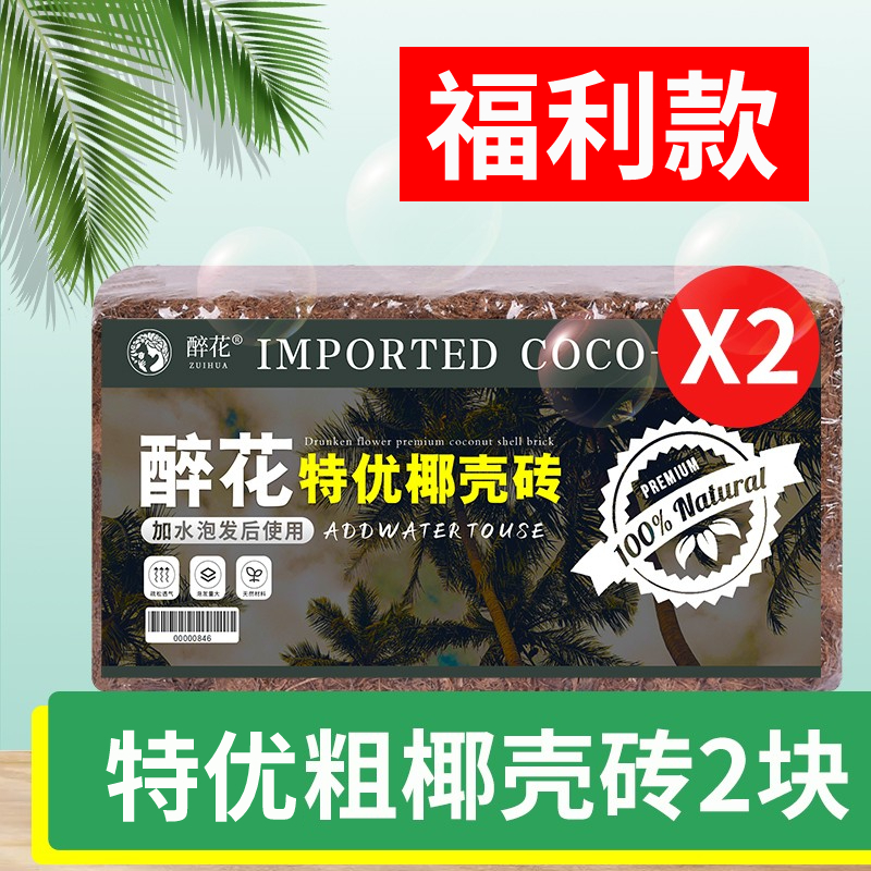 굵은 코코넛 껍질 벽돌 2 [특별 프로모션]]
