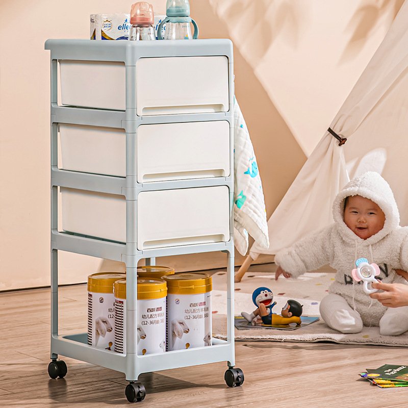 Storage system for home use, children's trolley for new born, milk powder for boxes 3