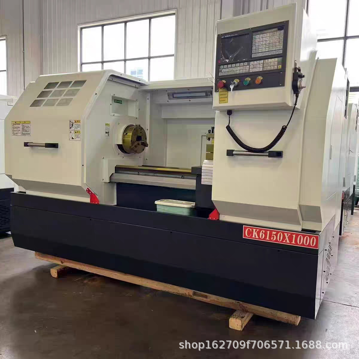 Torno CNC 6150 / 6180 máquina herramienta CNC de alta precisión fresadora automática de riel duro 6140 configuración opcional