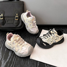 儿童时尚户外包头运动鞋2025春秋季新款韩版男女童鞋中大童阿甘鞋