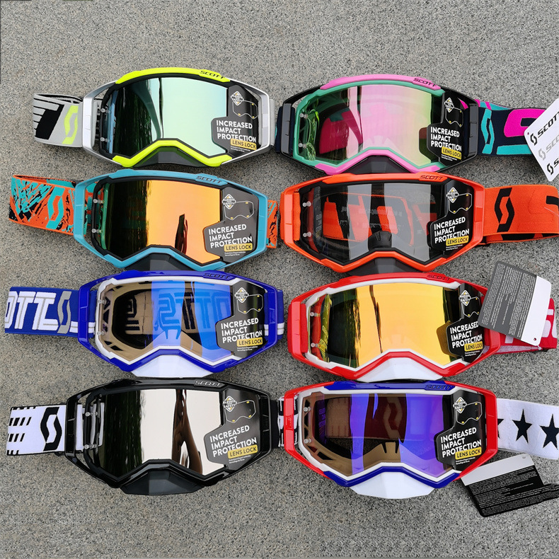 Cross-border in stock high-quality motorcycle outdoor sports riding glasses cross-country goggles track goggles Scott Cross-border in stock high-quality motorcycle outdoor sports riding glasses cross-country goggles track goggles Scott
